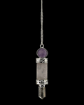 3 Pc Rose Qtz Pendulum 3 Pc Rose Qtz Pendulum