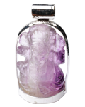 Purple Flourite Ganesha Pendant